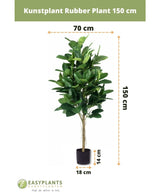 Künstliche Gummipflanze 150 cm