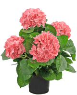 Künstliche Hortensie 43 cm rosa