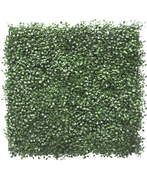 Die künstliche Buchsbaumhecke 50 x 50 cm UV verfügt über dicht gepackte künstliche grüne Blätter, die eine üppige Hecke oder einen vertikalen Gartenlook schaffen und jeden Raum perfekt verschönern.