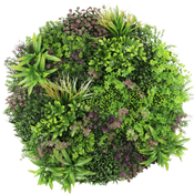 Künstliche Hecke auf Rahmen