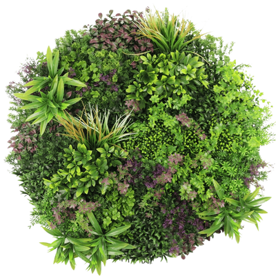 Künstliche Hecke auf Rahmen