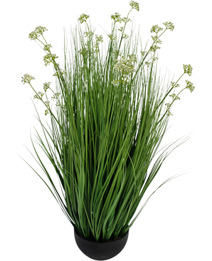Kunstrasen Lauch Blume Zwiebel Gras Topf 100cm feuerhemmend
