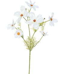 Künstliche Blume Cosmos 74 cm weiß