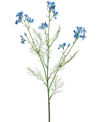Künstliche Blume Wild Delphinium 71 cm blau