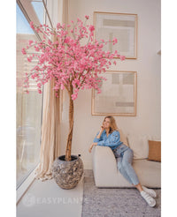 Künstlicher Baum Kirschblüte rosa 240 cm