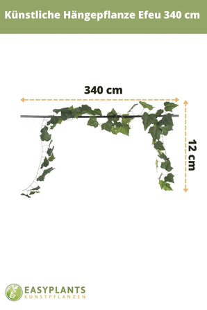 Künstlicher hängender Efeu 340 cm