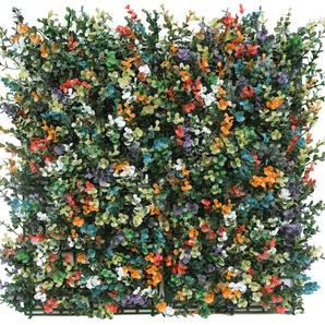 Kunstpflanzen Wand Buxus mehrfarbig 50x50 cm UV