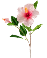 Künstliche Blume Hibiskus 64 cm hellrosa