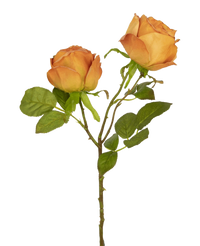 Künstliche Rose Deluxe 55 cm Pfirsich