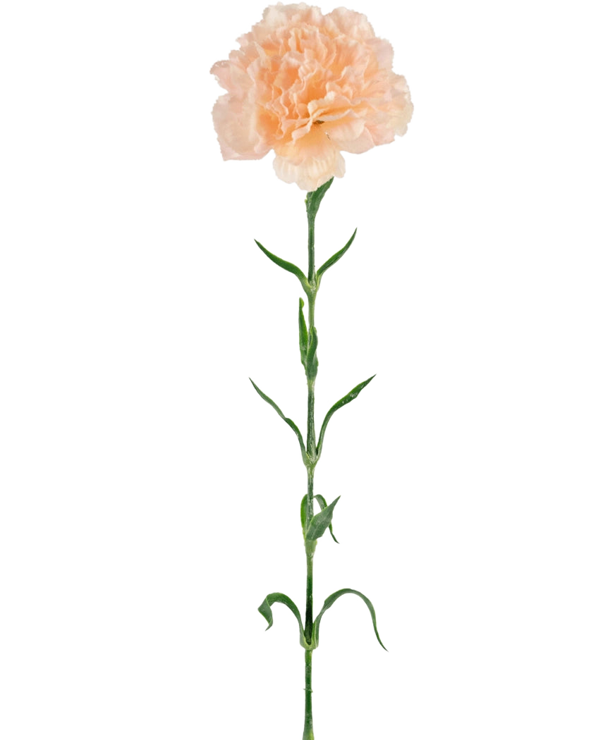 Kunstblume Nelke 69 cm pfirsich