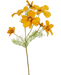 Künstliche Blume Cosmos 74 cm orange
