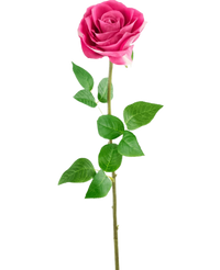 Künstliche Rose Real Touch 53 cm rosa